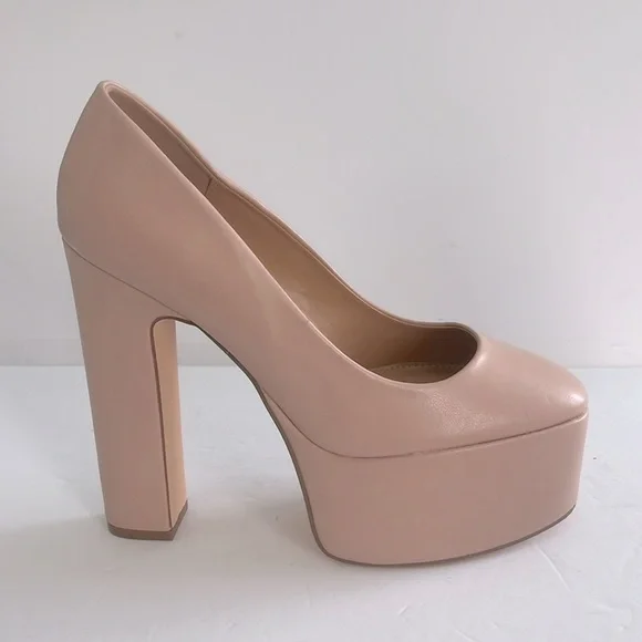 SHOE DAZZLE Women’s Perry Extreme Ankle Platform Pump Chunky Heels Shoes Size 9 - Picture 9 of 13